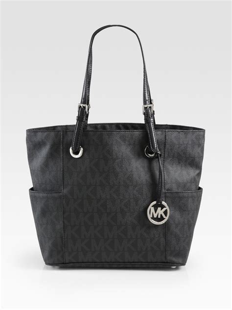 michael kors signature logo tote|Michael Kors everly large tote.